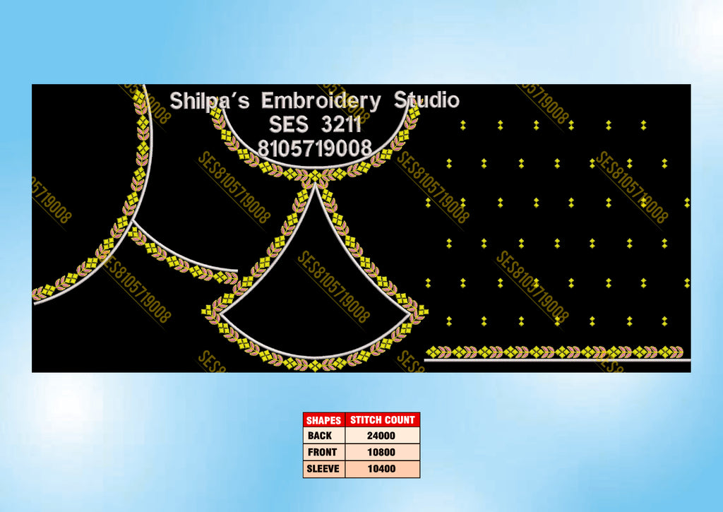 Embroidery Designs 3201-3300 Series