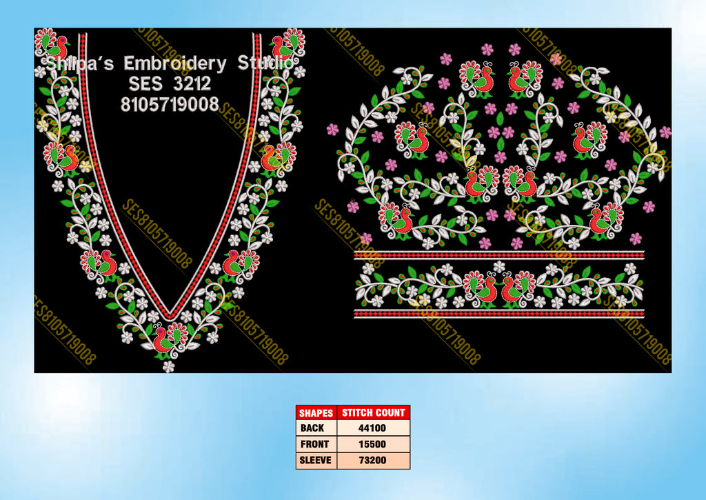 Embroidery Designs 3201-3300 Series