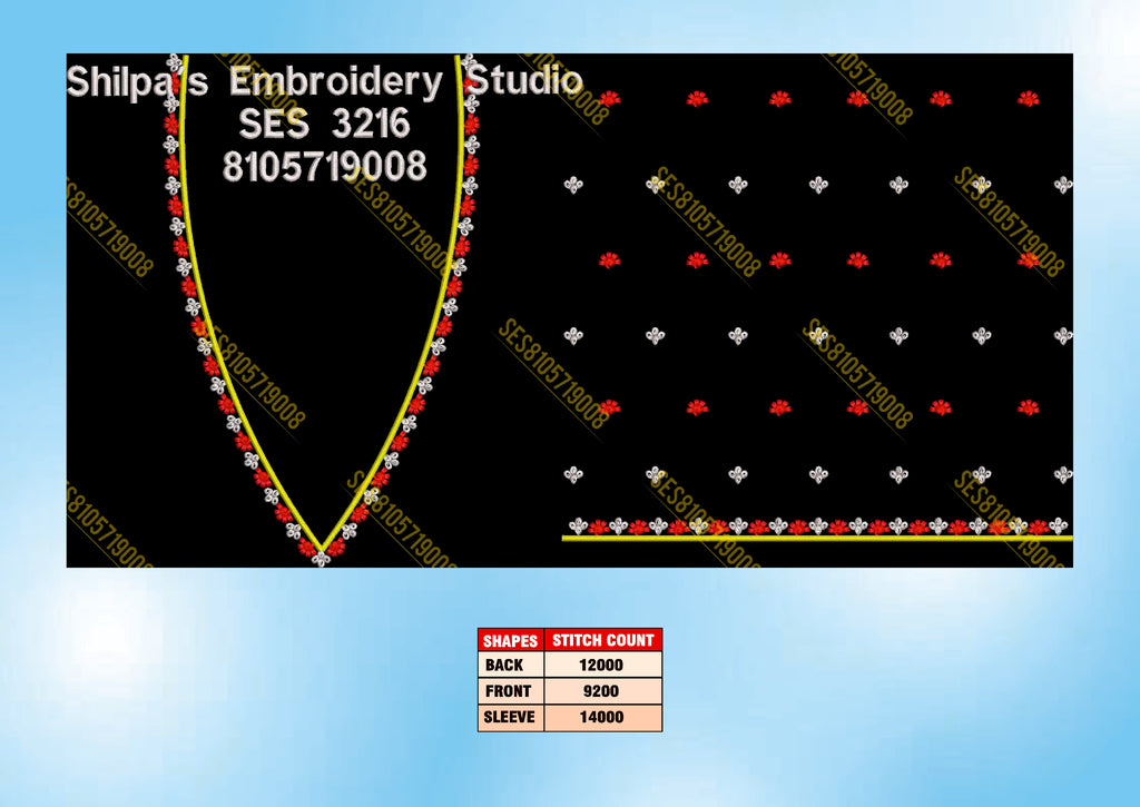Embroidery Designs 3201-3300 Series