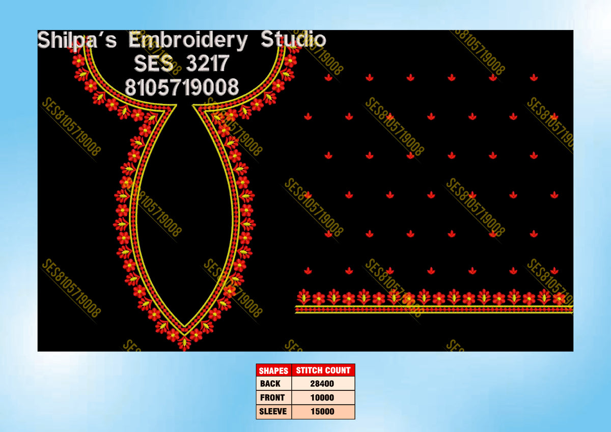 Embroidery Designs 3201-3300 Series