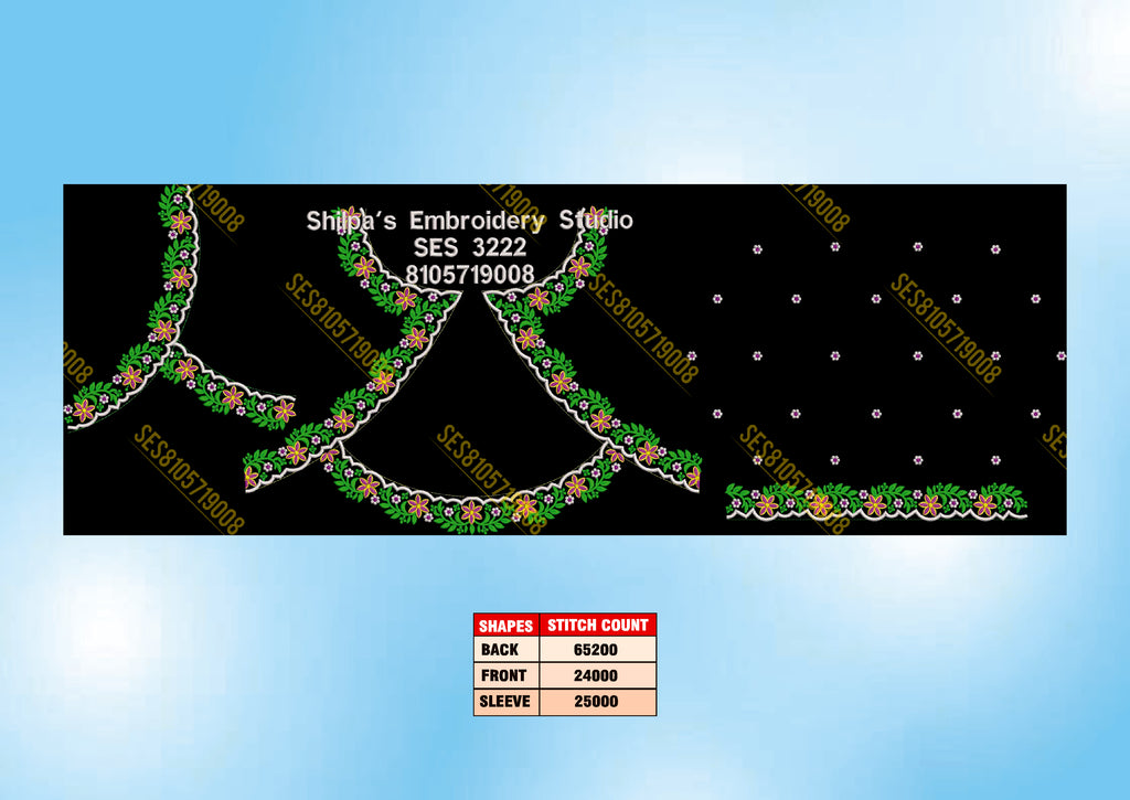 Embroidery Designs 3201-3300 Series