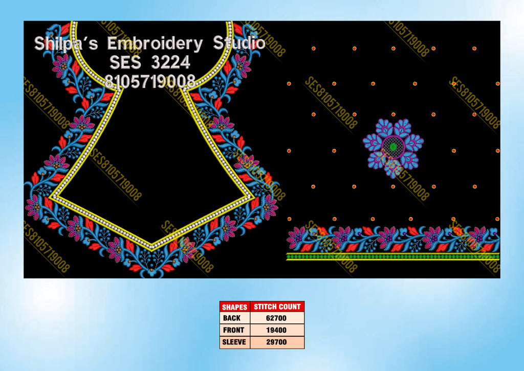 Embroidery Designs 3201-3300 Series