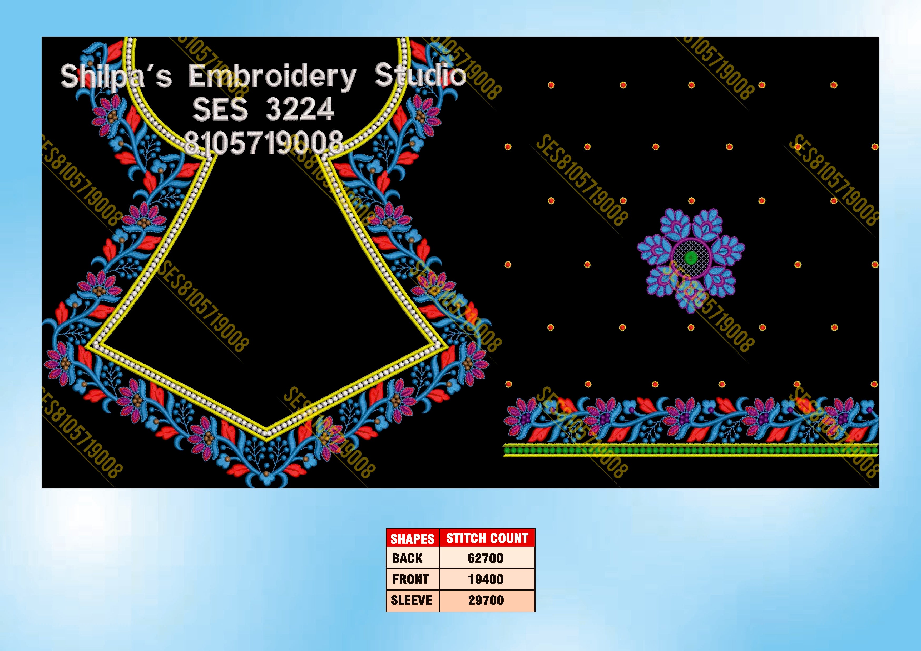 Embroidery Designs 3201-3300 Series