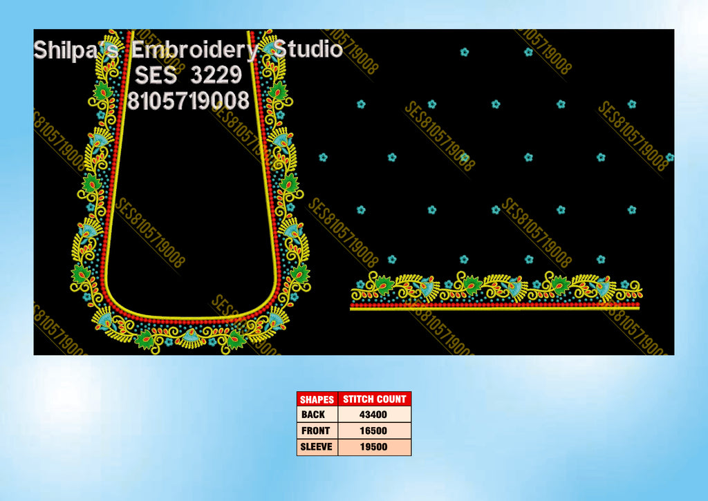 Embroidery Designs 3201-3300 Series