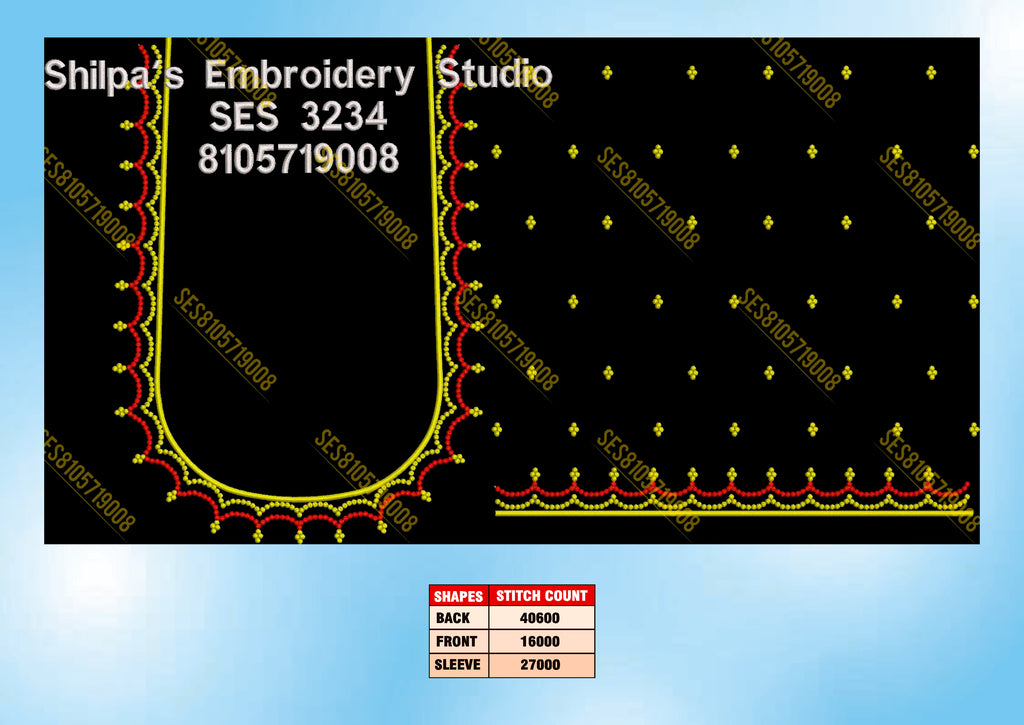 Embroidery Designs 3201-3300 Series
