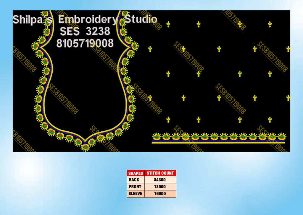 Embroidery Designs 3201-3300 Series