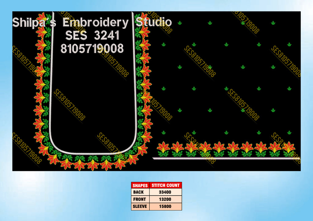 Embroidery Designs 3201-3300 Series