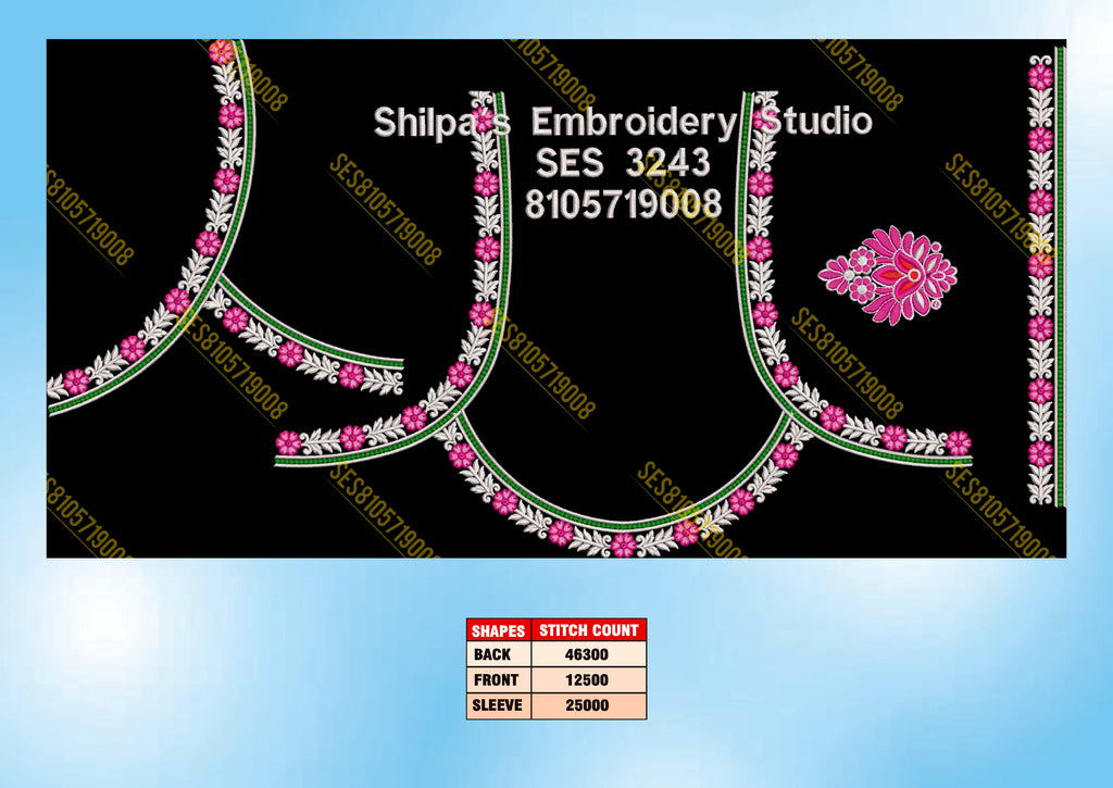 Embroidery Designs 3201-3300 Series