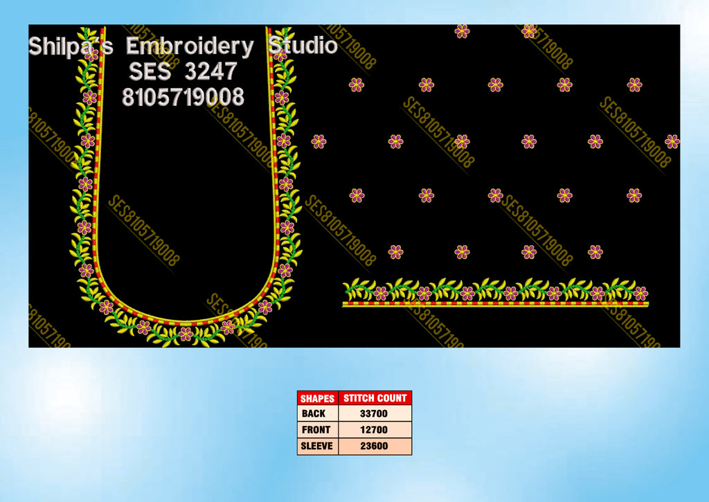 Embroidery Designs 3201-3300 Series