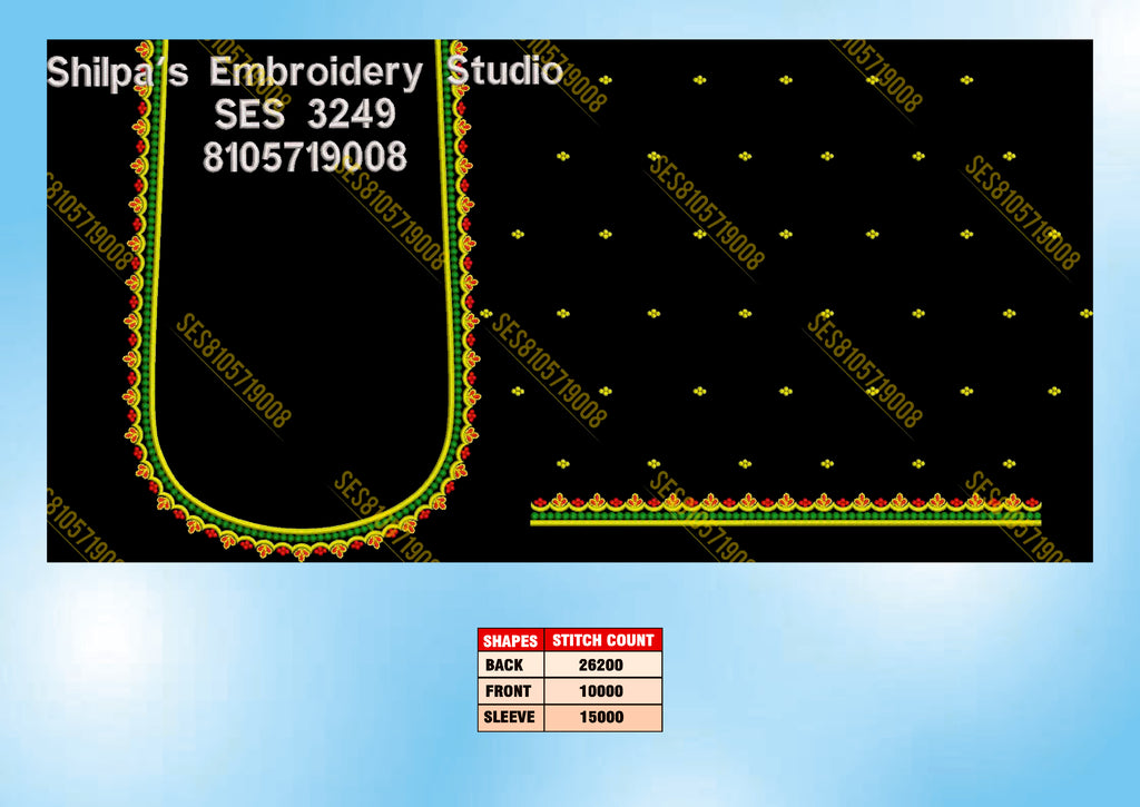 Embroidery Designs 3201-3300 Series