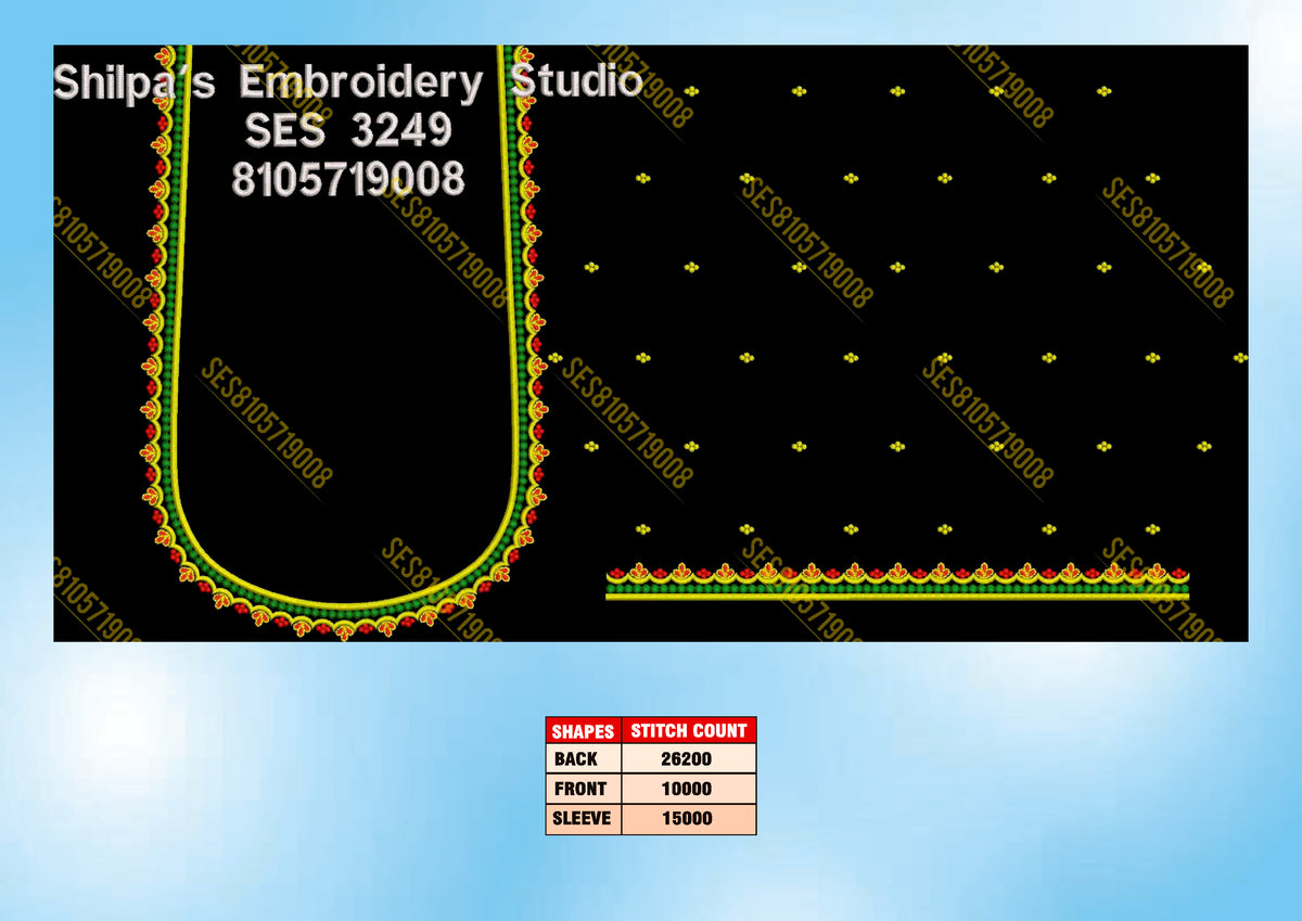 Embroidery Designs 3201-3300 Series