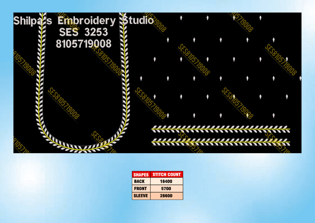 Embroidery Designs 3201-3300 Series