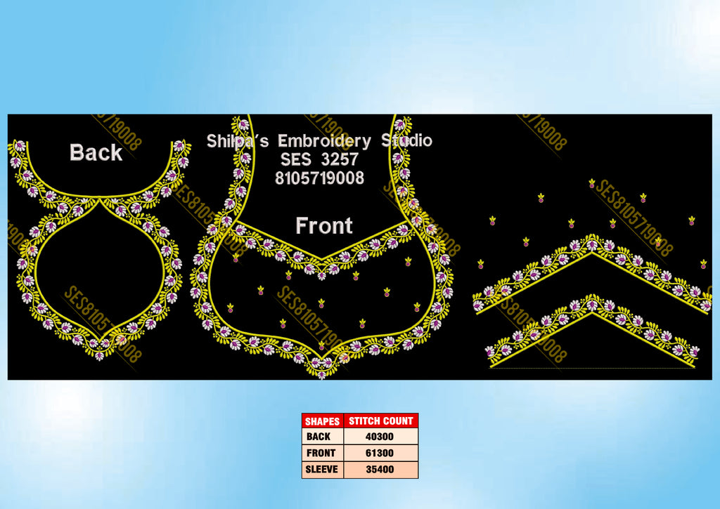 Embroidery Designs 3201-3300 Series