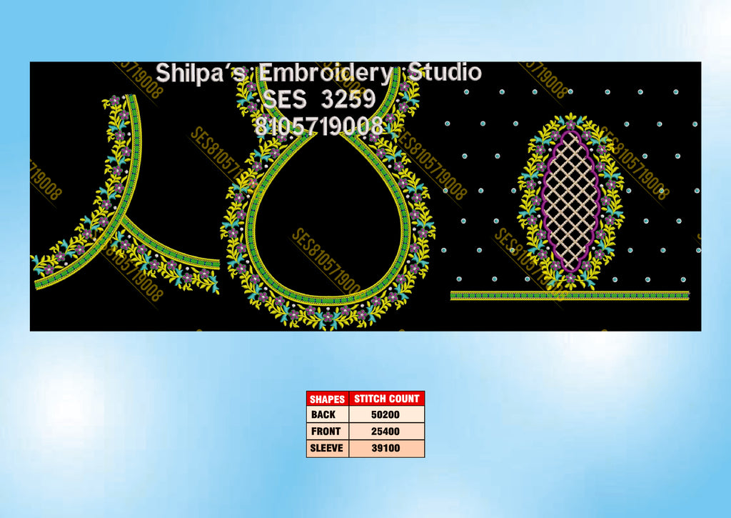 Embroidery Designs 3201-3300 Series