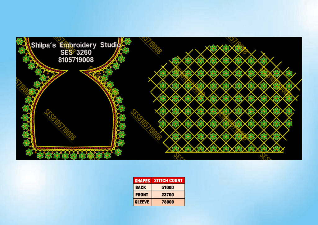 Embroidery Designs 3201-3300 Series