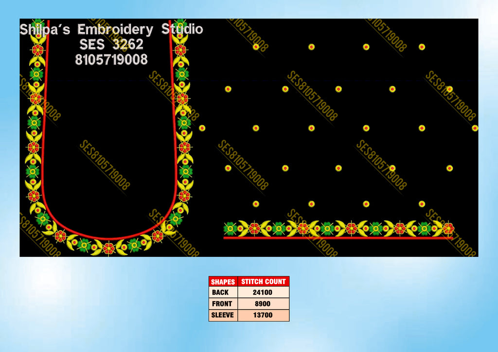 Embroidery Designs 3201-3300 Series