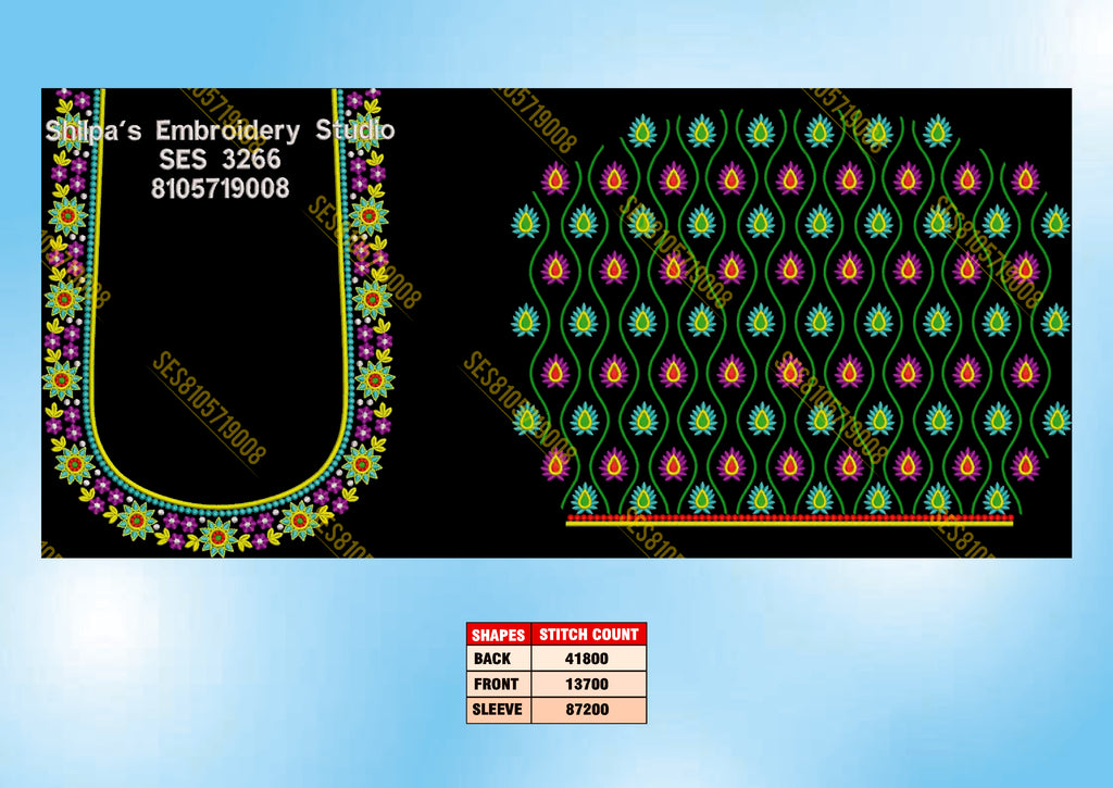 Embroidery Designs 3201-3300 Series