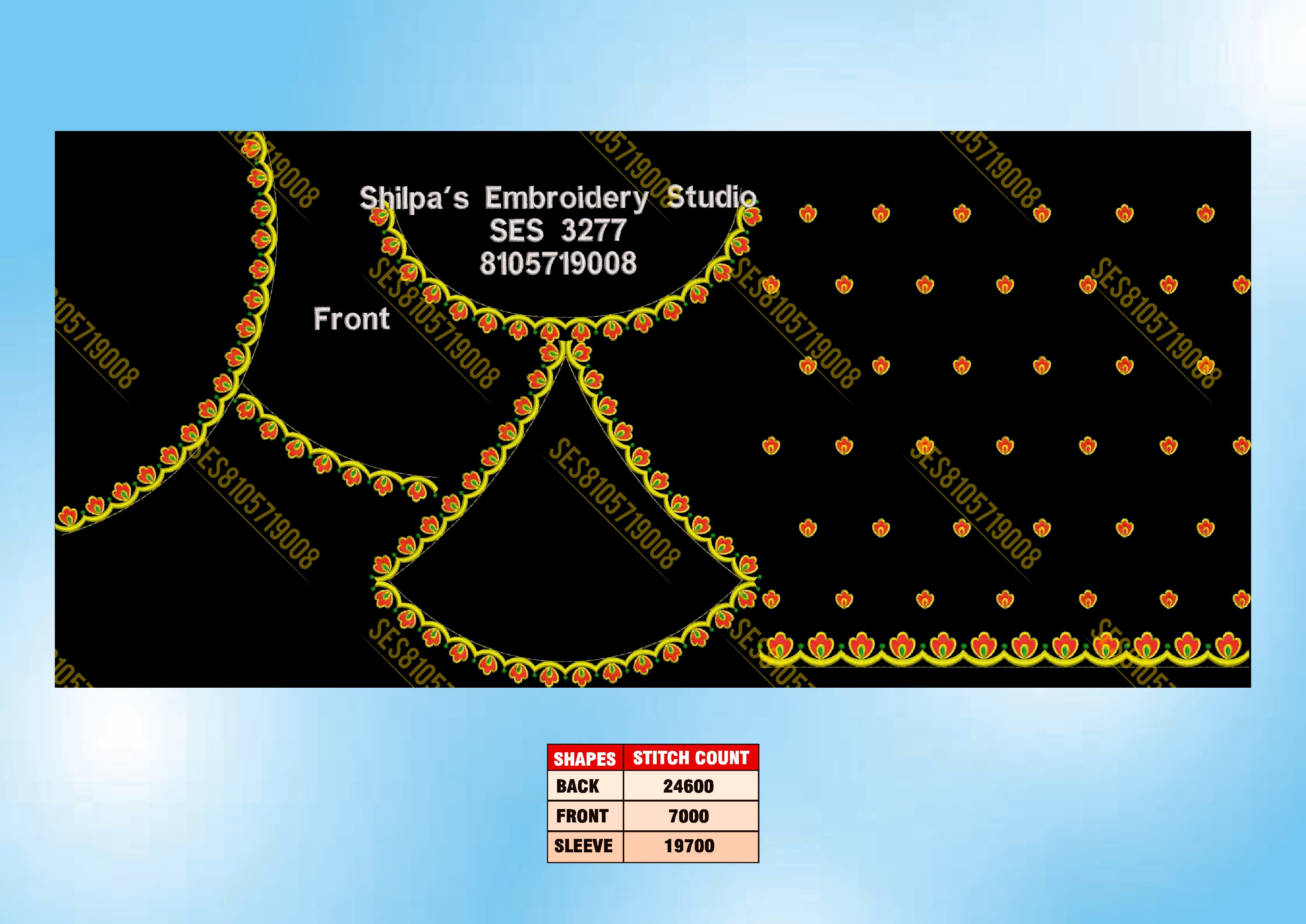 Embroidery Designs 3201-3300 Series