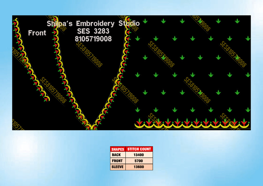 Embroidery Designs 3201-3300 Series