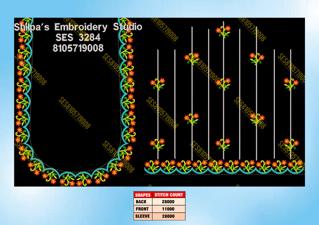Embroidery Designs 3201-3300 Series