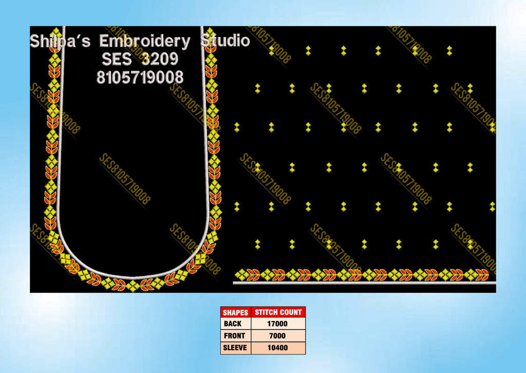 Embroidery Designs 3201-3300 Series