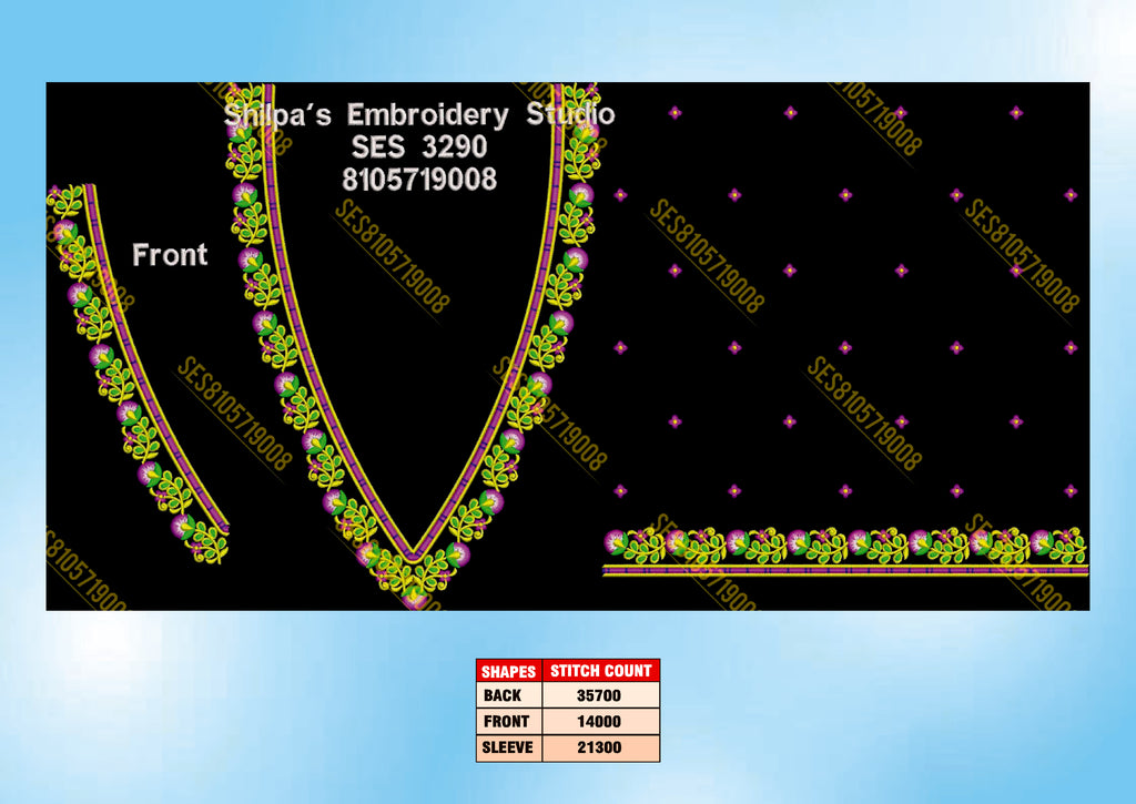 Embroidery Designs 3201-3300 Series