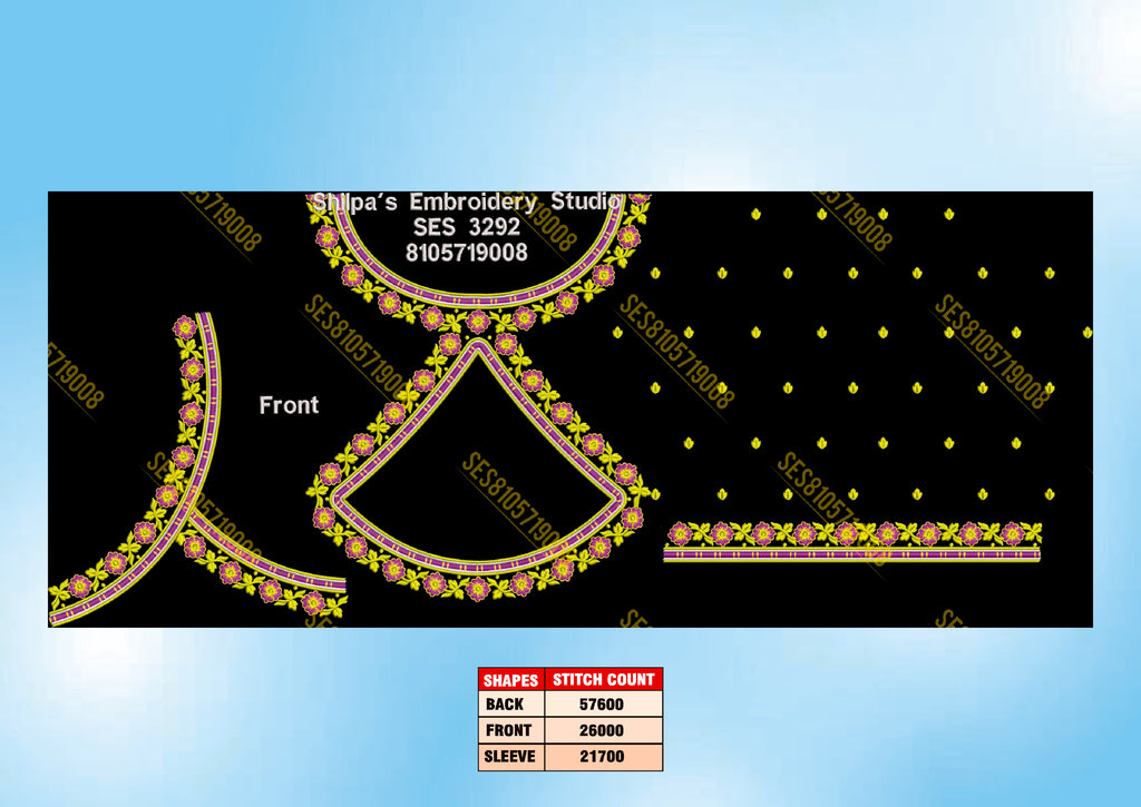 Embroidery Designs 3201-3300 Series