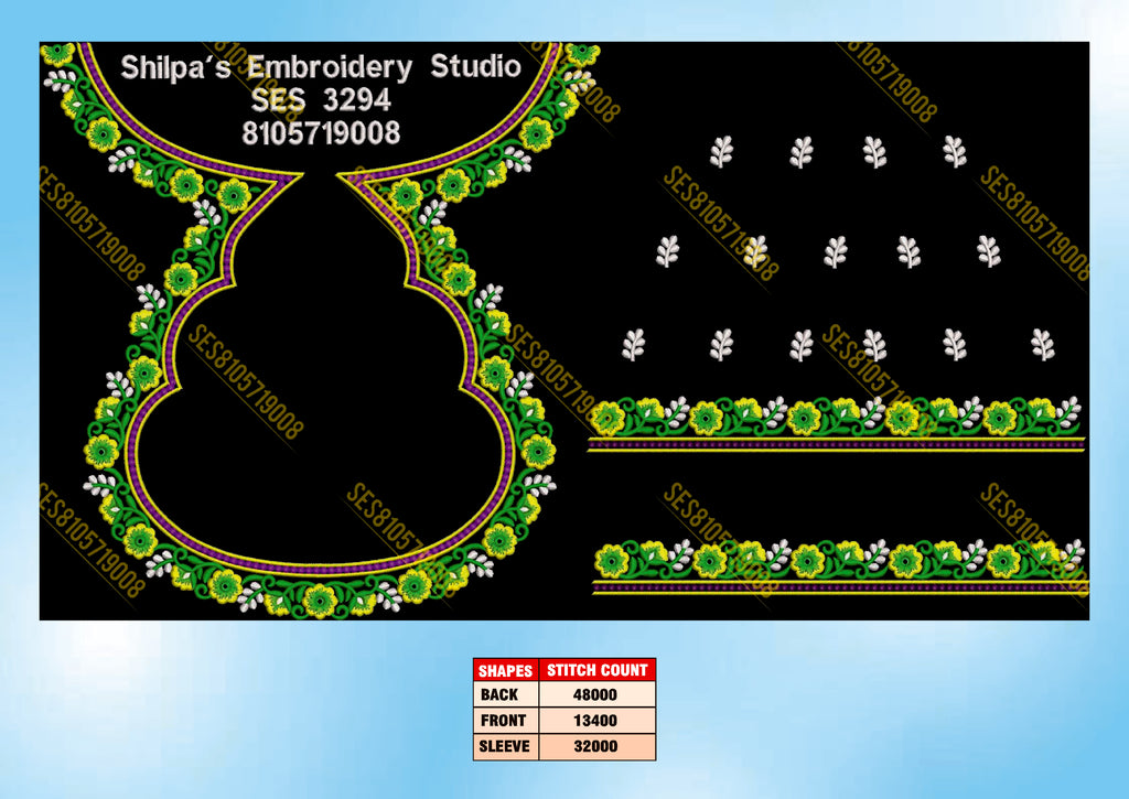Embroidery Designs 3201-3300 Series