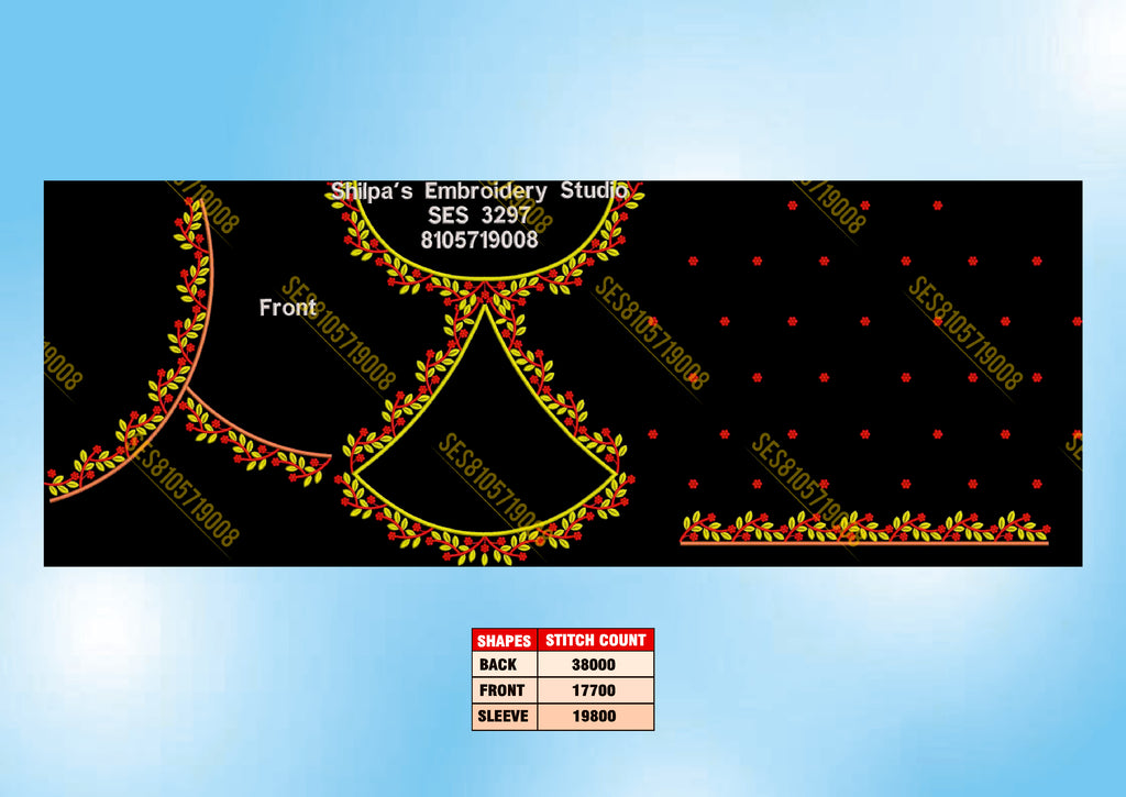 Embroidery Designs 3201-3300 Series