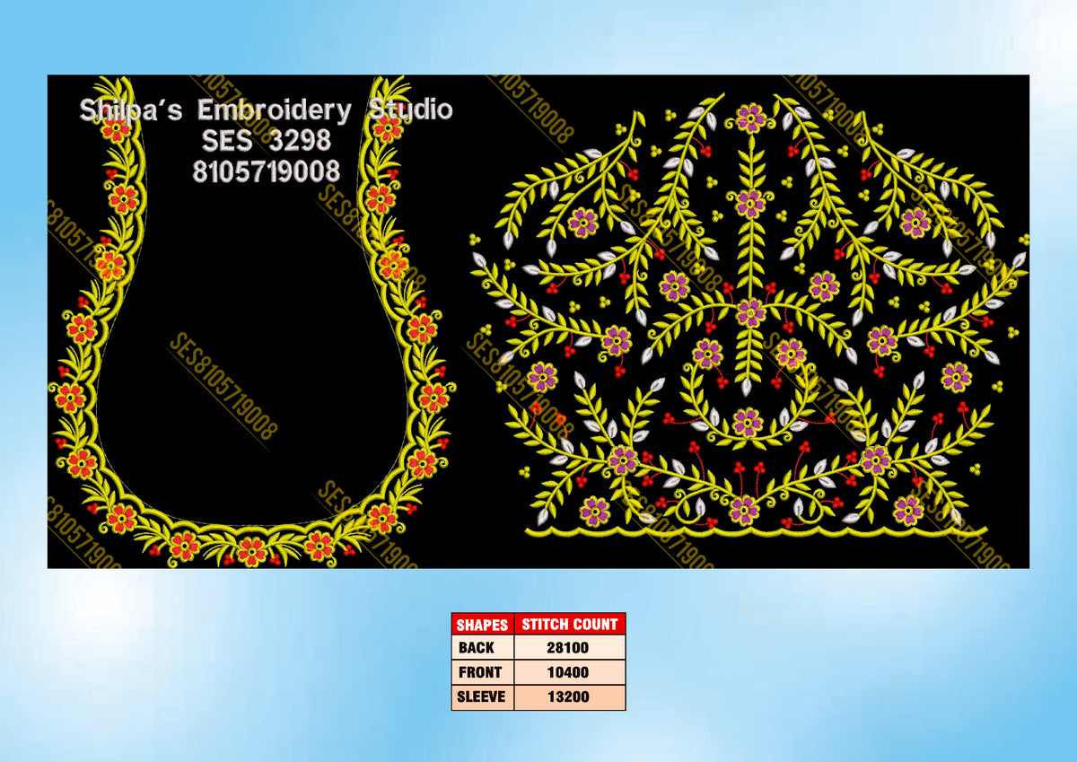 Embroidery Designs 3201-3300 Series