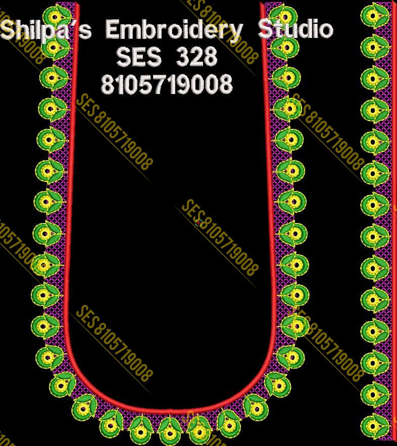 Embroidery Designs 301-400 Series