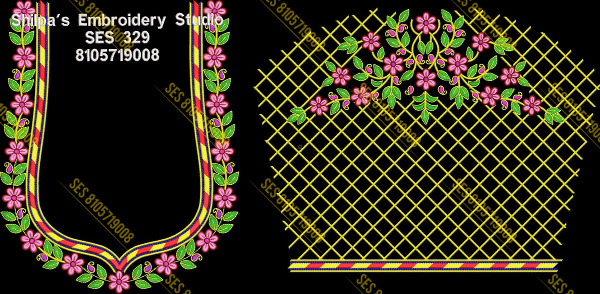 Embroidery Designs 301-400 Series