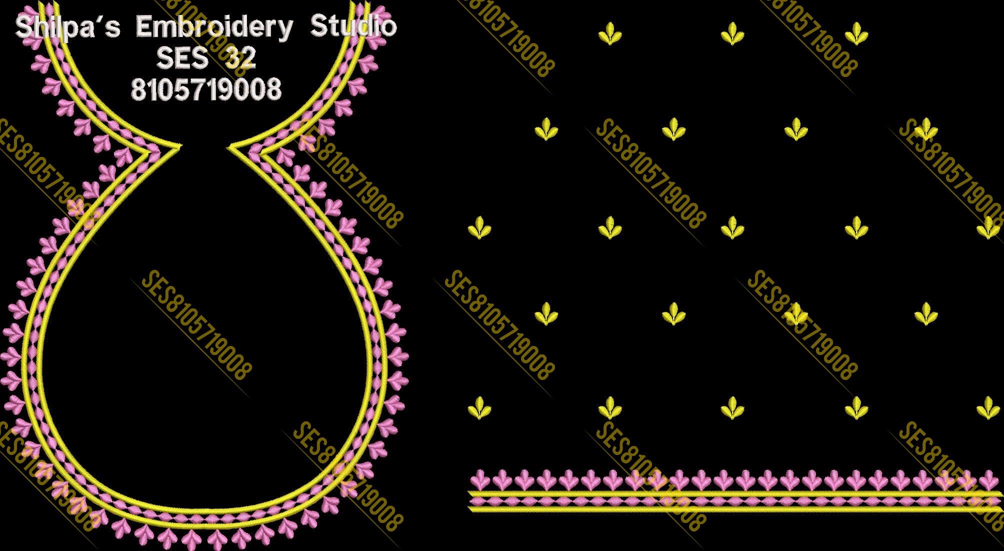 Embroidery Designs 1-100 Series