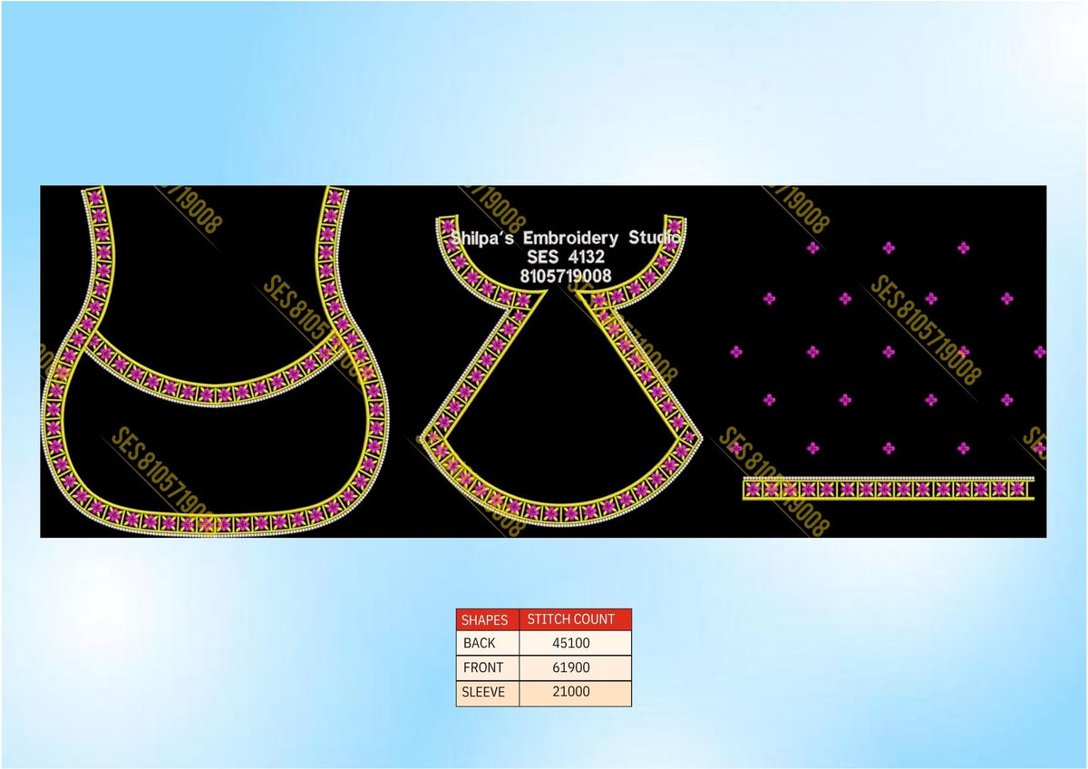 Embroidery Designs 4101-4200 Series