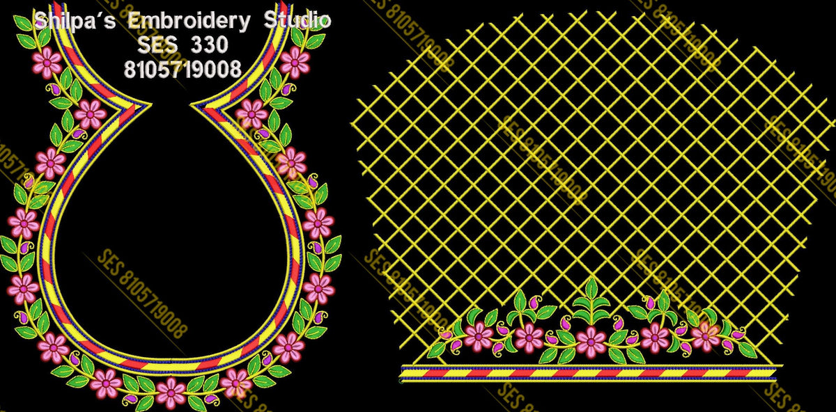 Embroidery Designs 301-400 Series