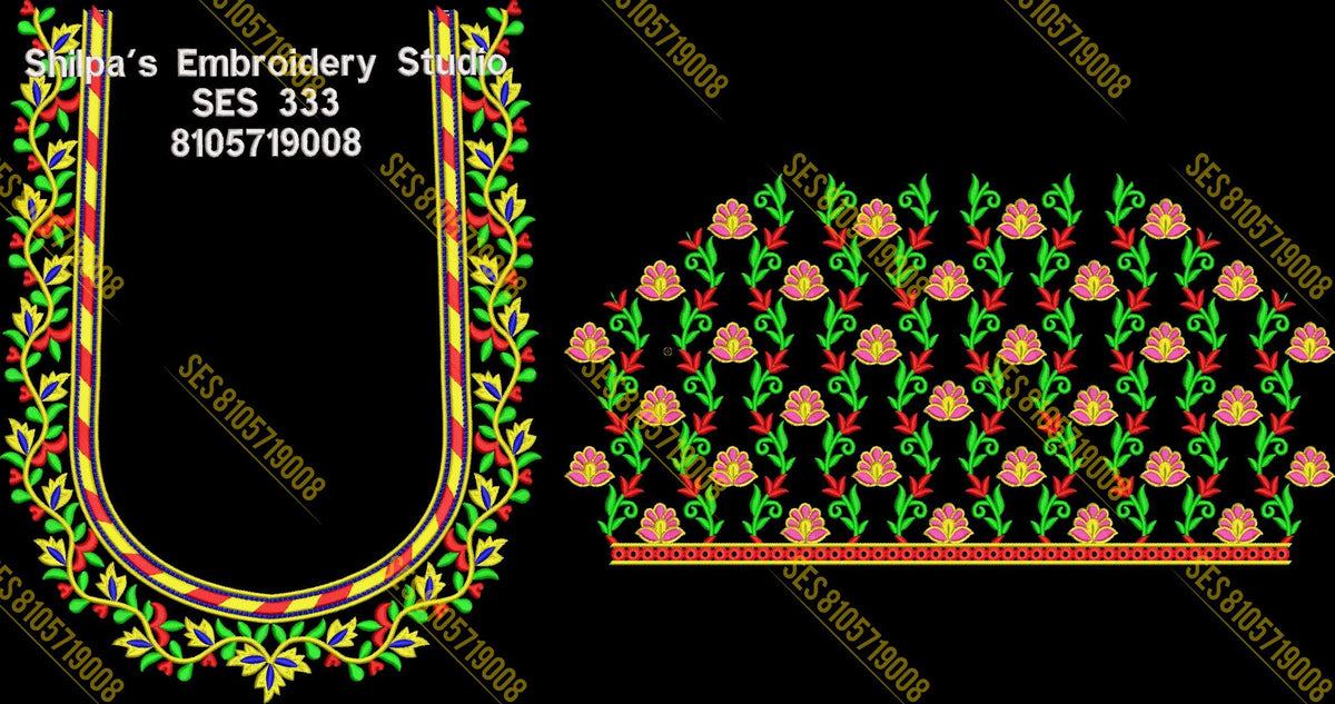 Embroidery Designs 301-400 Series