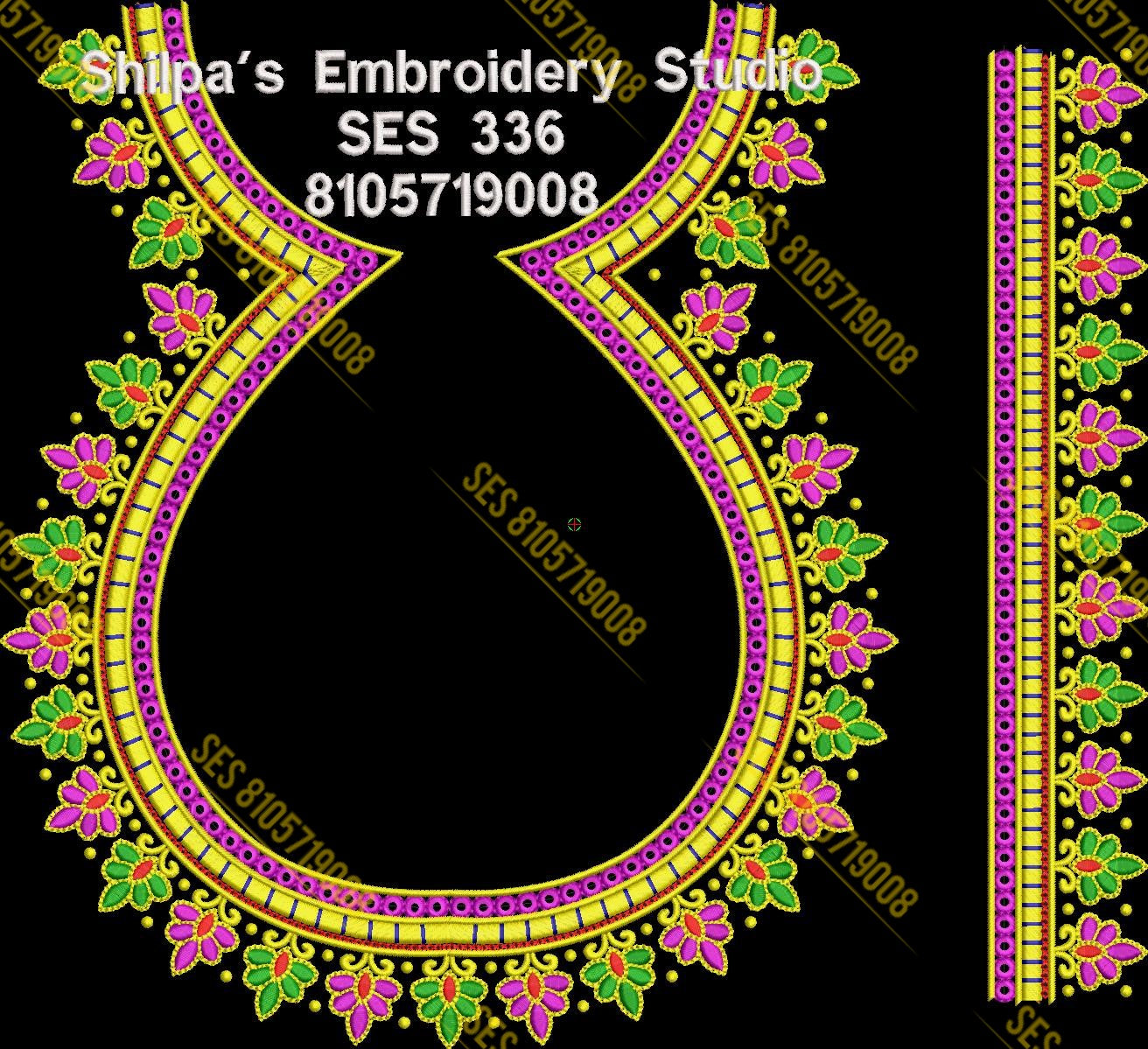 Embroidery Designs 301-400 Series