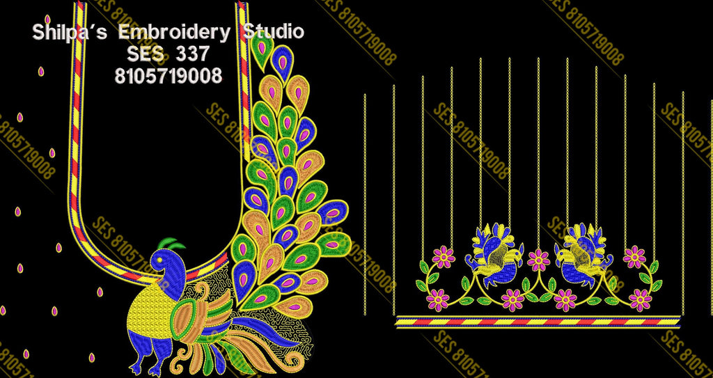 Embroidery Designs 301-400 Series