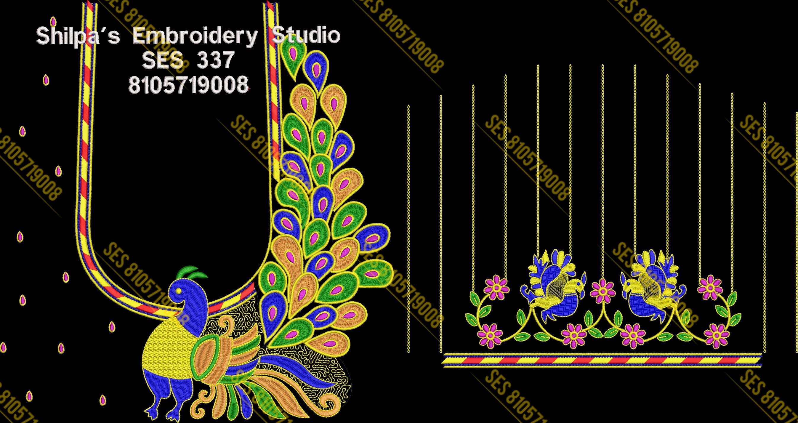 Embroidery Designs 301-400 Series