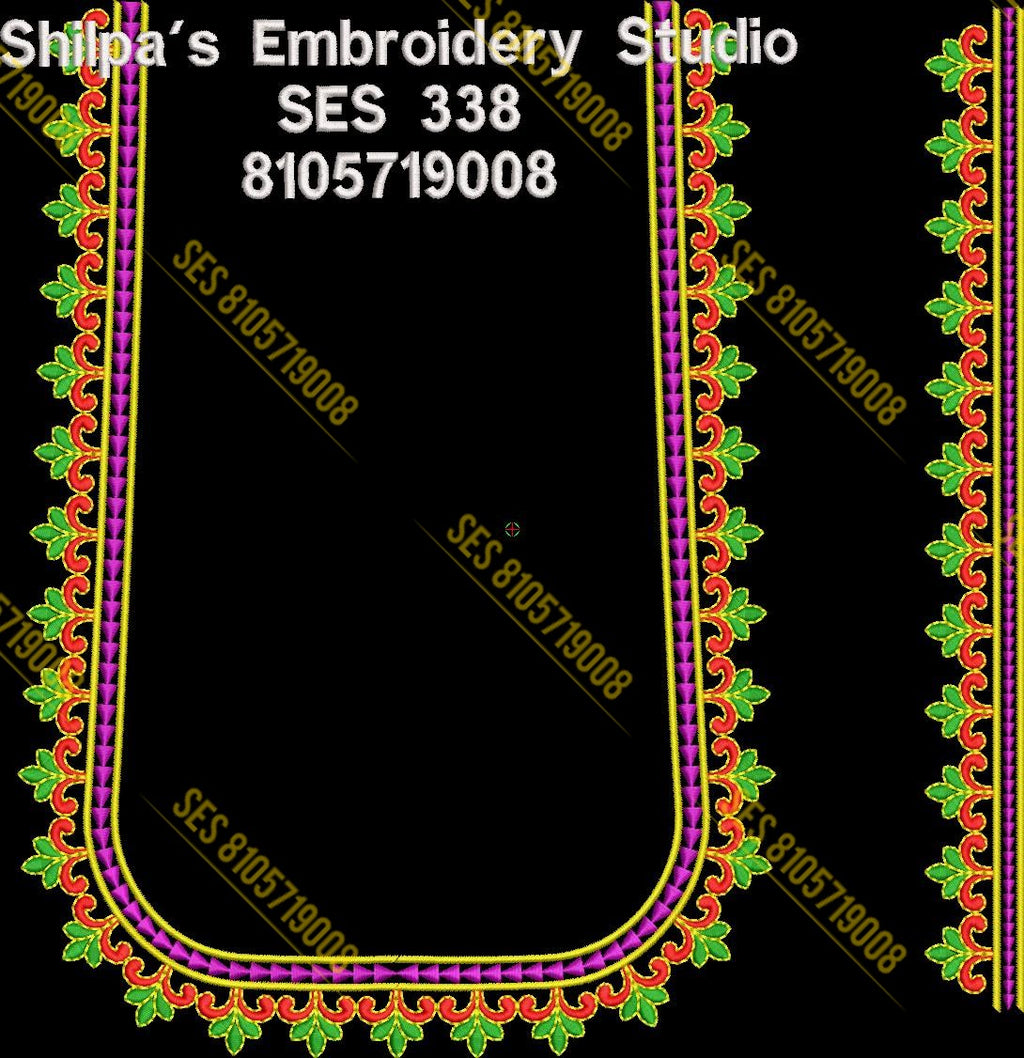 Embroidery Designs 301-400 Series