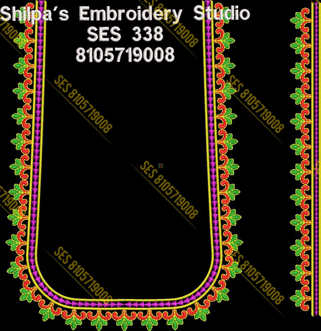 Embroidery Designs 301-400 Series