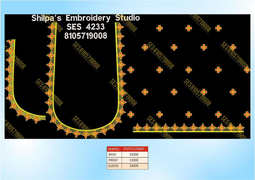 Embroidery Designs 4201-4300 Series