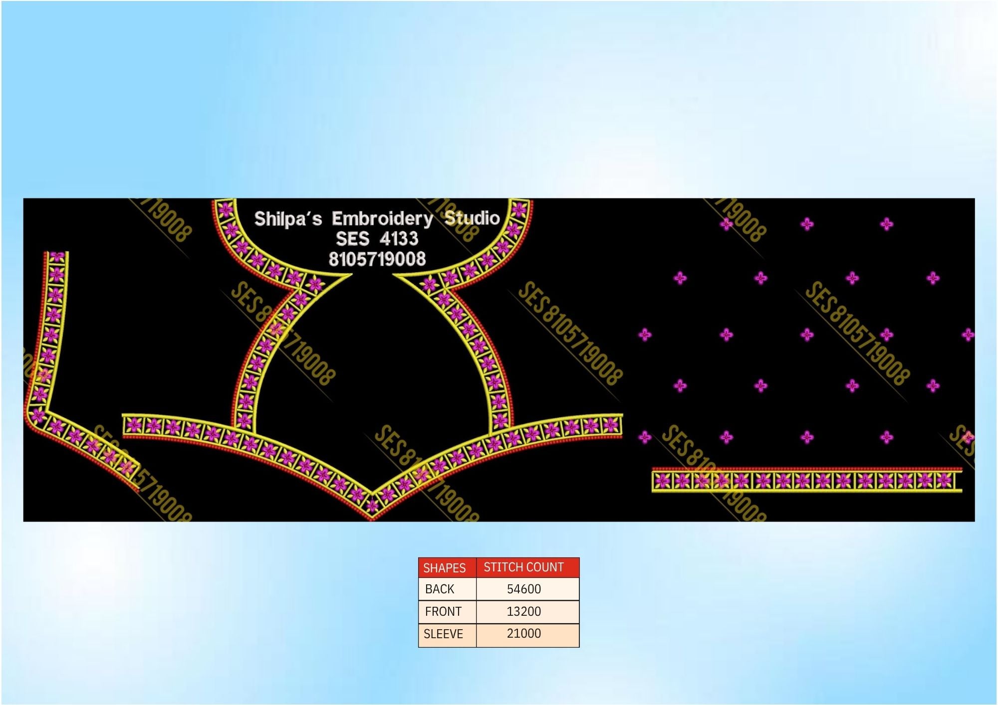 Embroidery Designs 4101-4200 Series