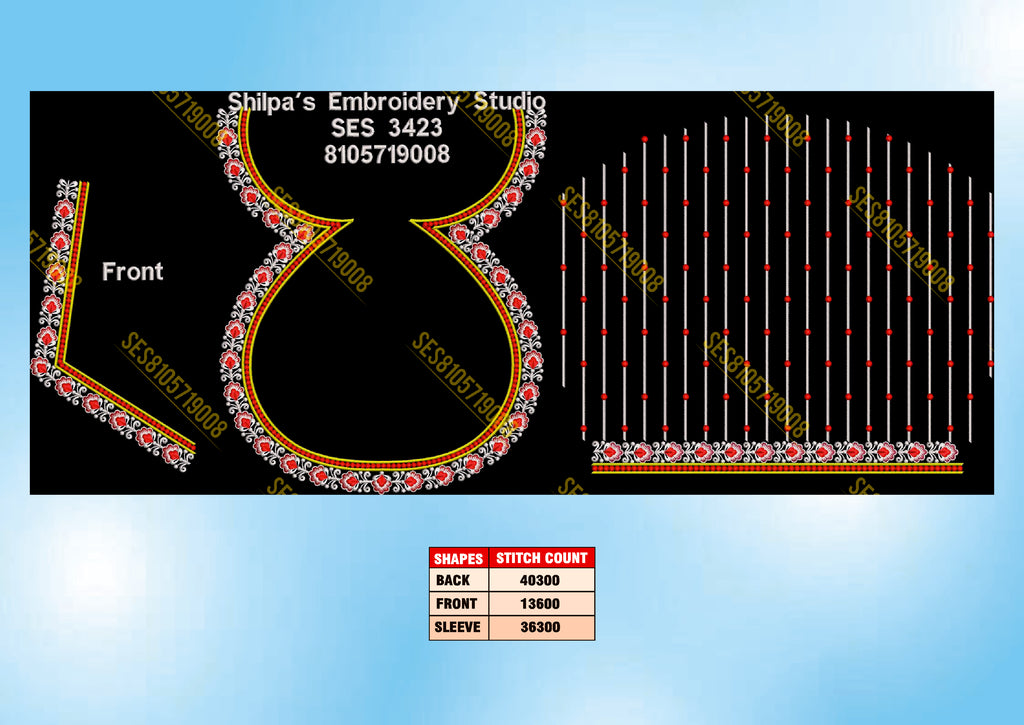Embroidery Designs 3401-3500 Series