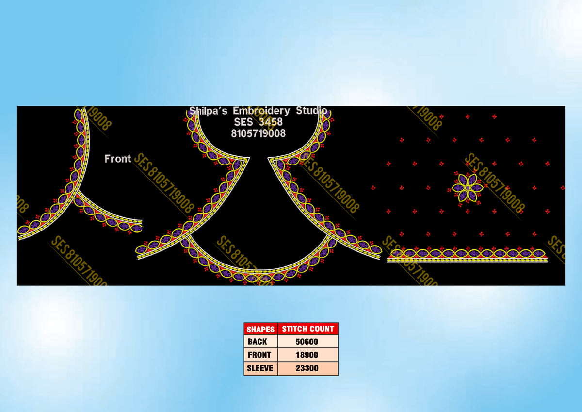Embroidery Designs 3401-3500 Series