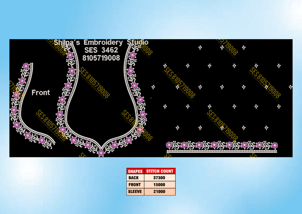 Embroidery Designs 3401-3500 Series