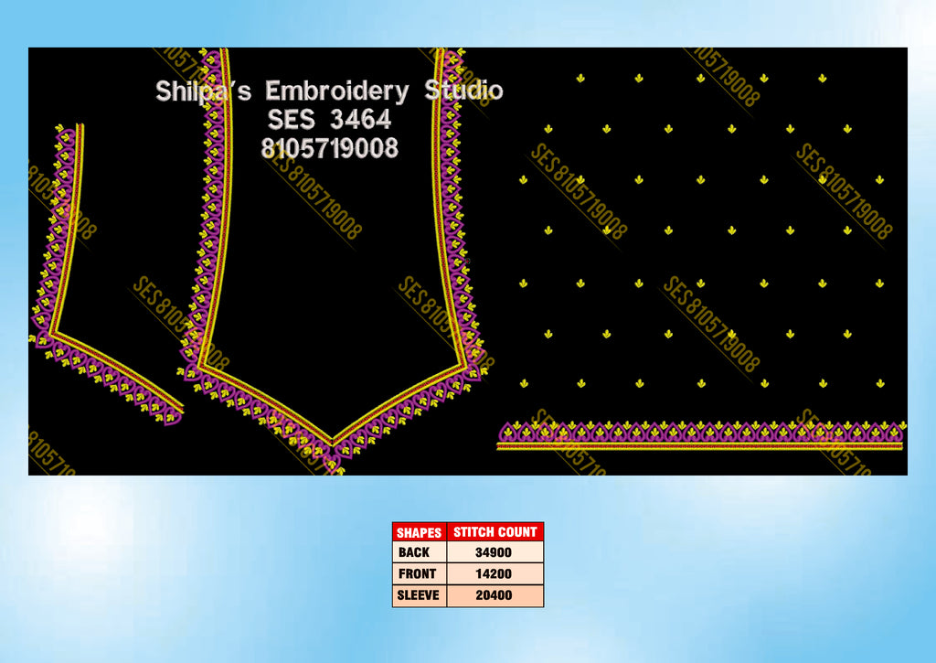 Embroidery Designs 3401-3500 Series