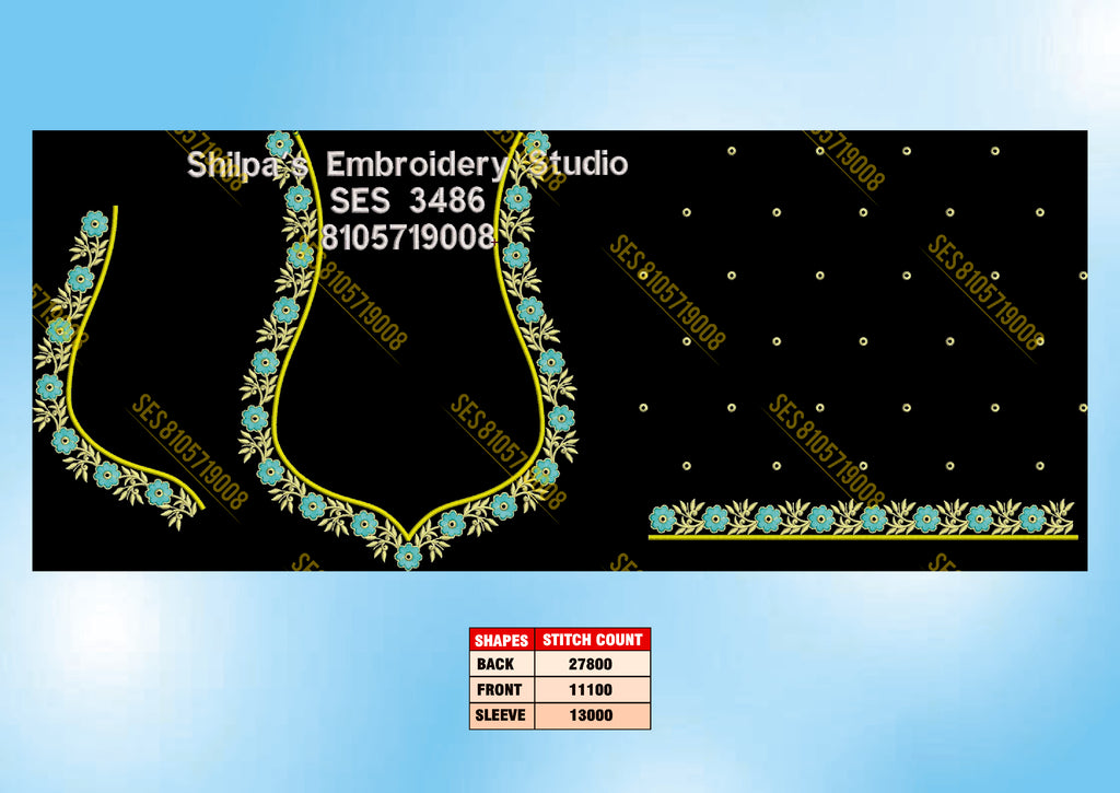 Embroidery Designs 3401-3500 Series