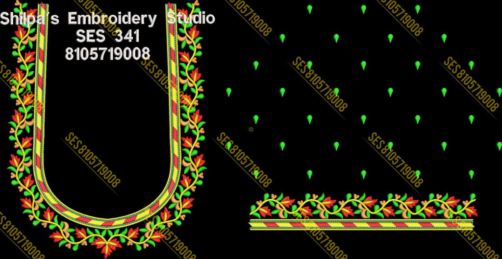 Embroidery Designs 301-400 Series