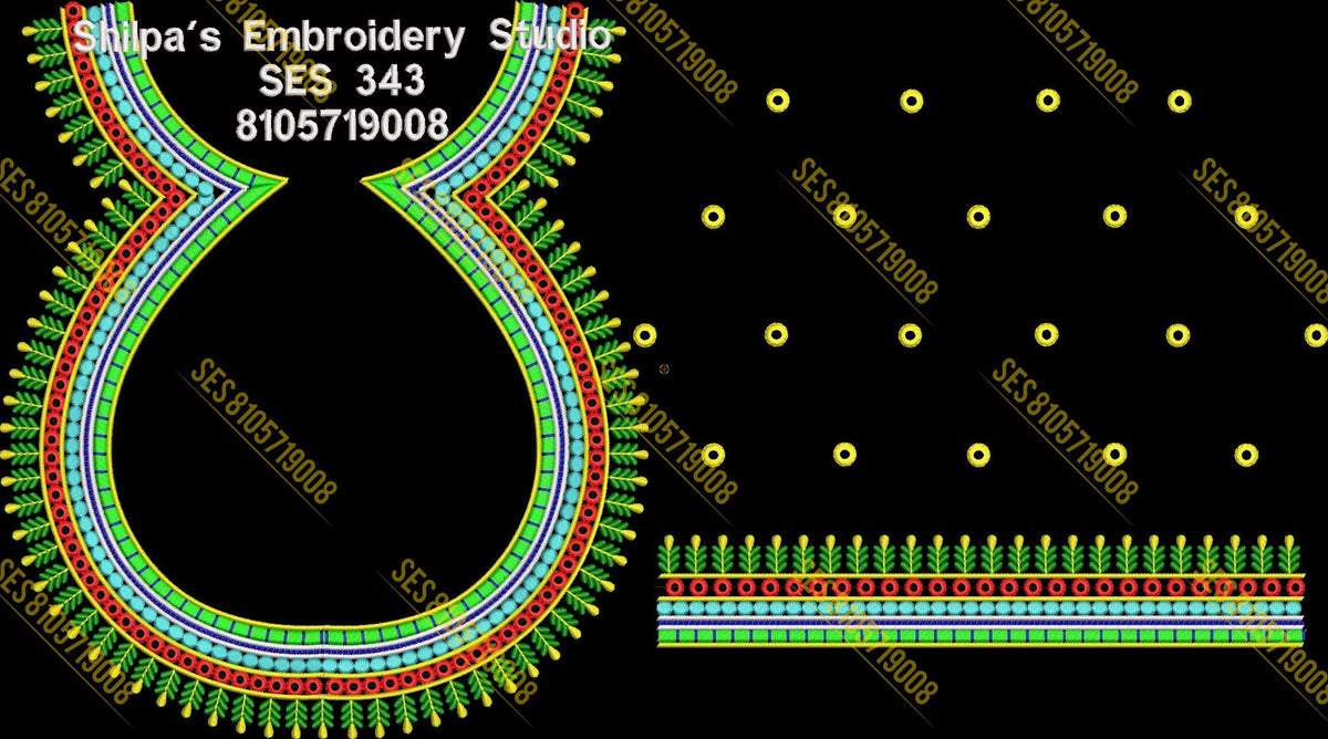 Embroidery Designs 301-400 Series